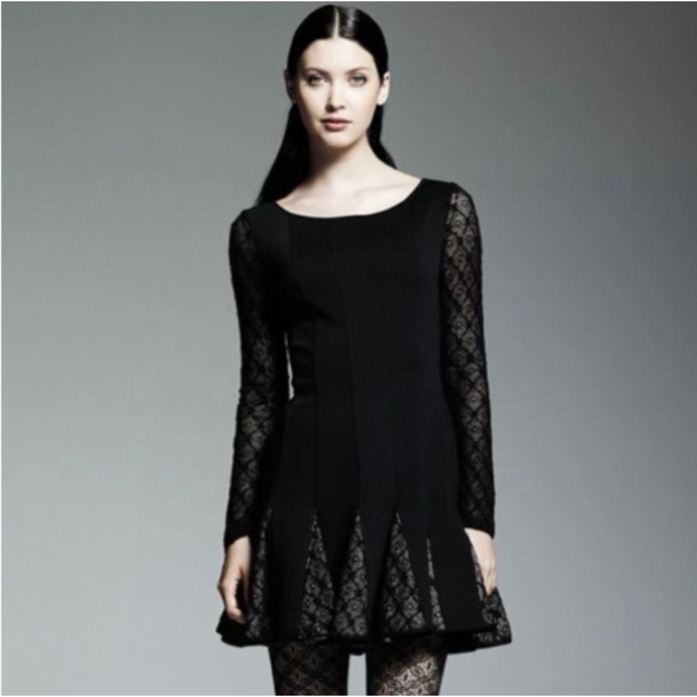 Catherine Malandrino For Design Nation Women's Size 4‎ Black Dress NEW